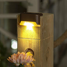 Load image into Gallery viewer, Warm White LED Solar Lamp Path Stair Outdoor

