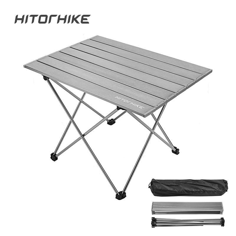 Portable Table  Folding Camping table Desk Foldable Hiking Traveling Outdoor Garden Picnic table Al Alloy Ultra-light